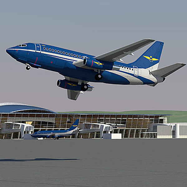 3dsmax 737 200 airliner oceania - 737 200 Collection. Eight Oceania Airlines by ArqArt3D