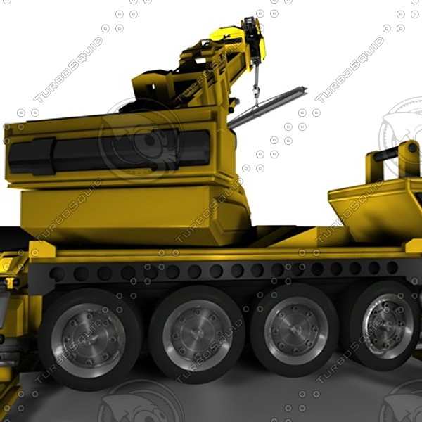 crain truck 3d c4d - The Ultimate Crain Truck.zip by Next 3D Gen