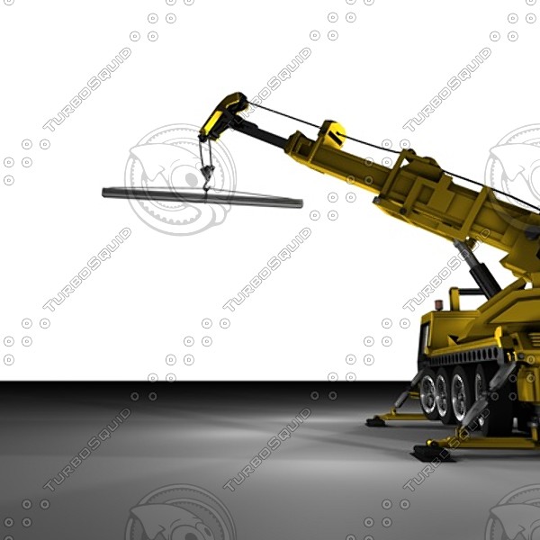 crain truck 3d c4d - The Ultimate Crain Truck.zip by Next 3D Gen