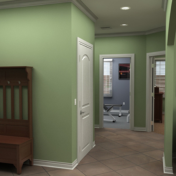 3d house interior exterior model - house interior/exterior by monkeyodoom