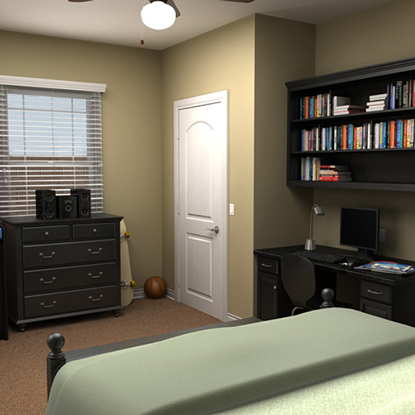 3d house interior exterior model - house interior/exterior by monkeyodoom