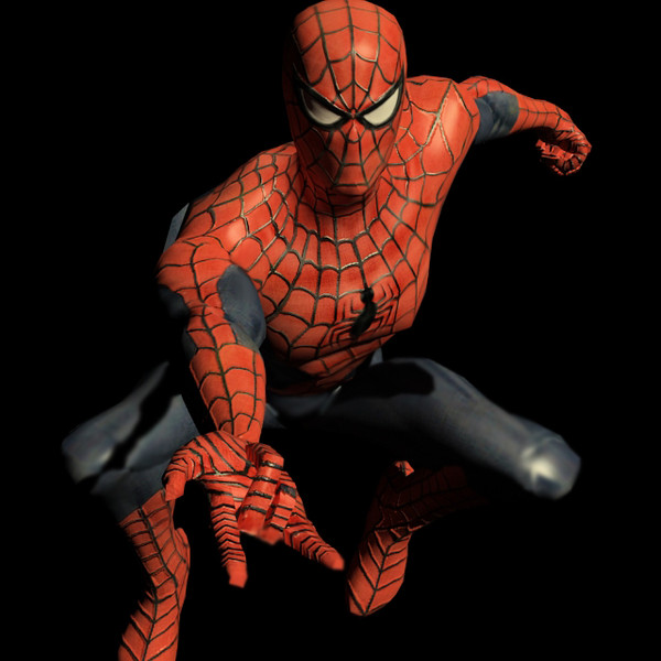 spiderman rigged biped max - Spiderman RIGGED by fabelar