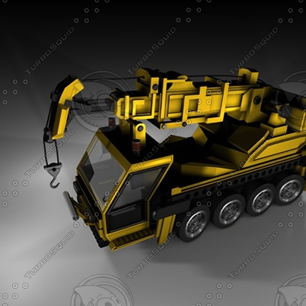 crain truck 3d c4d - The Ultimate Crain Truck.zip by Next 3D Gen
