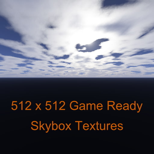 Cloudy Skybox in the Morning