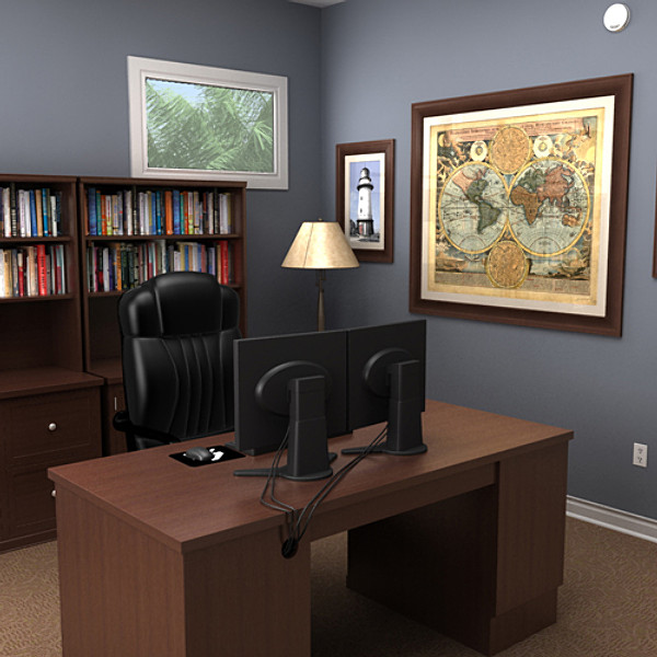 3d house interior exterior model - house interior/exterior by monkeyodoom