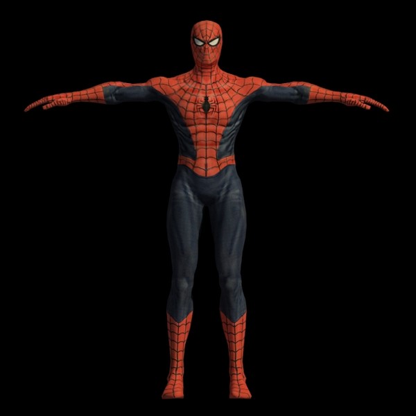 spiderman rigged biped max - Spiderman RIGGED by fabelar