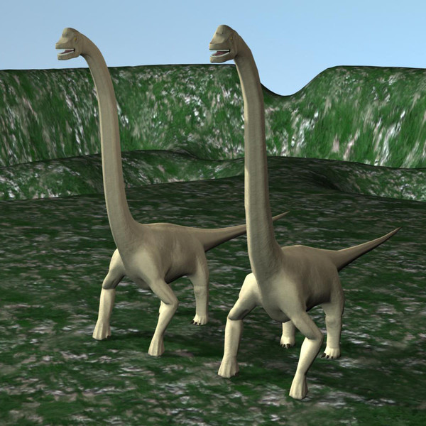 brachiosaurus obj - Brachiosaurus.mb by EMB3D