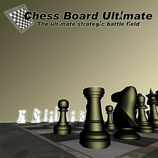 chess board 3d max - Chess Board Ultimate by utanmaz