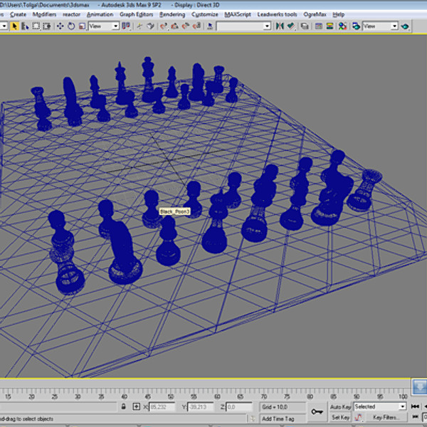 chess board 3d max - Chess Board Ultimate by utanmaz
