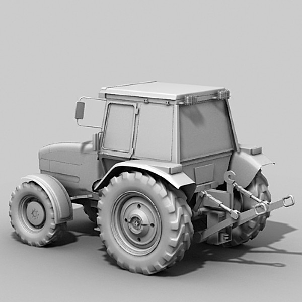 max farm tractor - Farming tractor by Sandu_Bublic