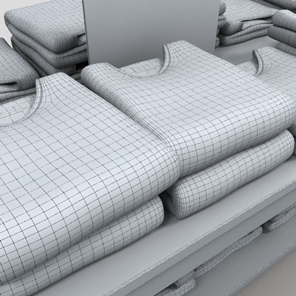 women sweater table 3d model - sweater table 2 by monkeyodoom