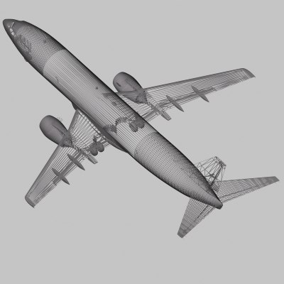 3d b 737-400 british airways model - B 737-400 British Airways by PedroFaut