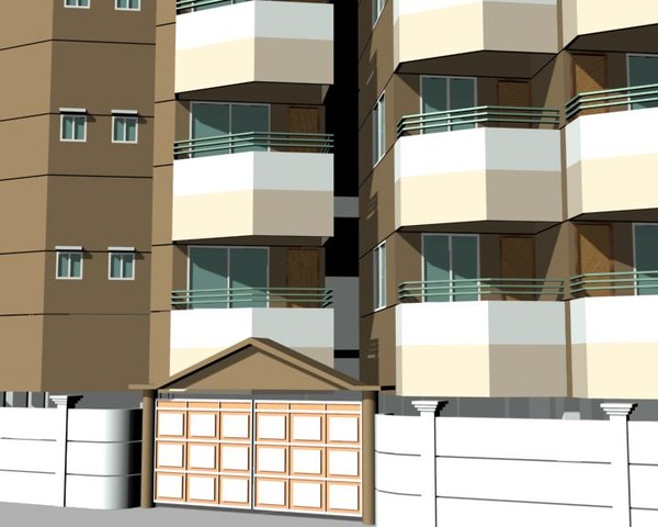 4 apartment buildings housing 3d max - 4 Buildings Bundle by sabah_au
