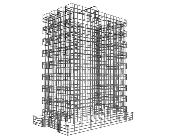 4 apartment buildings housing 3d max - 4 Buildings Bundle by sabah_au
