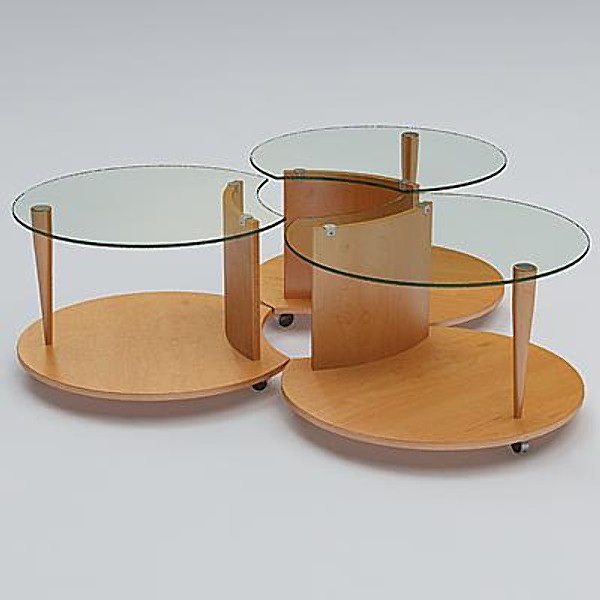 trebol table 3d model - TREBOL Table_01 by sabah_au