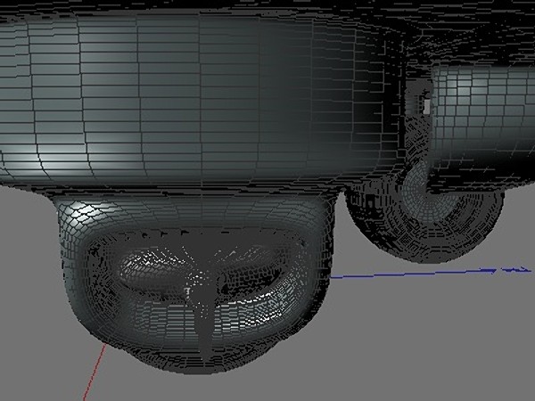 3d modern cannon model - Mobile Cannon... by Whong