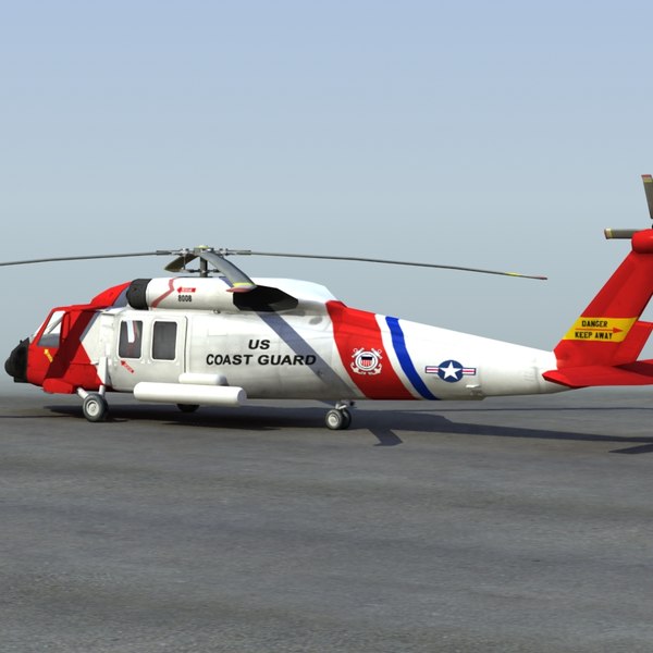 hh60j jayhawk 3d model - HH60J Jayhawk VRay... by ES3DStudios