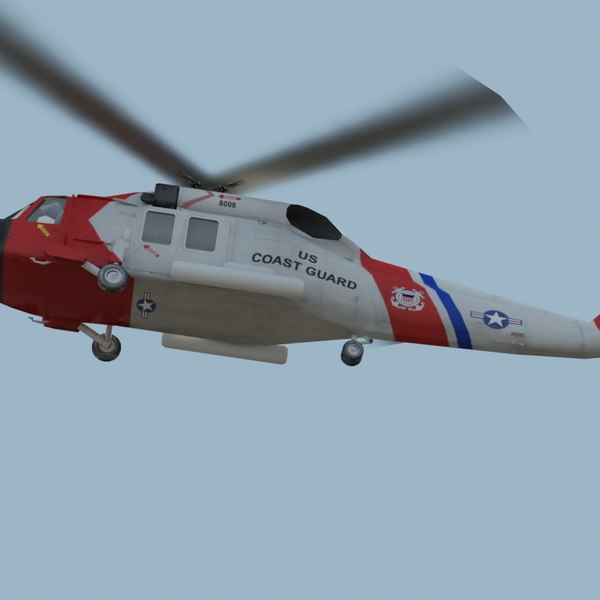 hh60j jayhawk 3d model - HH60J Jayhawk VRay... by ES3DStudios