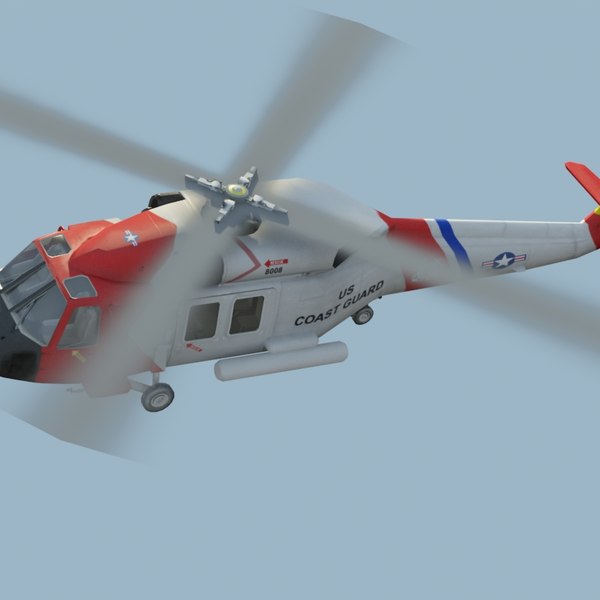 hh60j jayhawk 3d model - HH60J Jayhawk VRay... by ES3DStudios