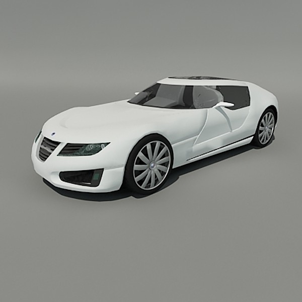 saab concept 3ds - Saab Aero X by 3d_addict