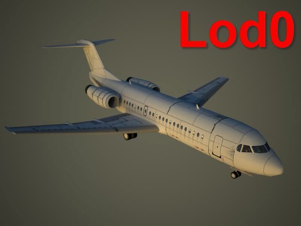 fokker f-70 70 3d model - Fokker F-70 by Alexander Miller