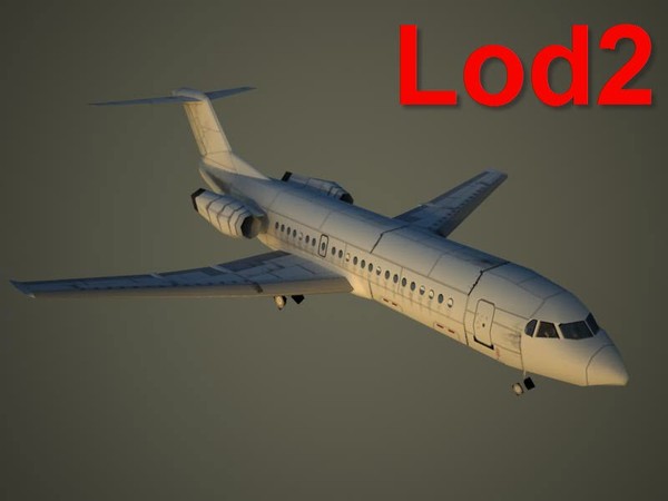 fokker f-70 70 3d model - Fokker F-70 by Alexander Miller