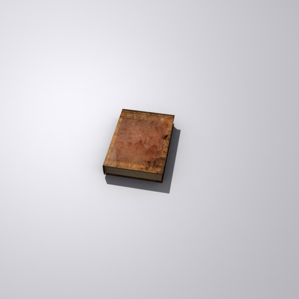 3d old book - Old Book by Game Model Creations