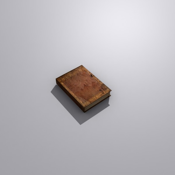 3d old book - Old Book by Game Model Creations