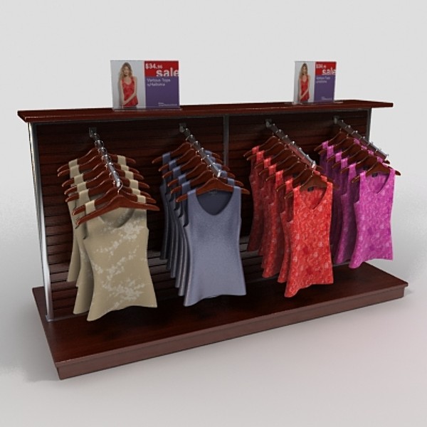 3d women blouse display model - blouses 4 display by monkeyodoom