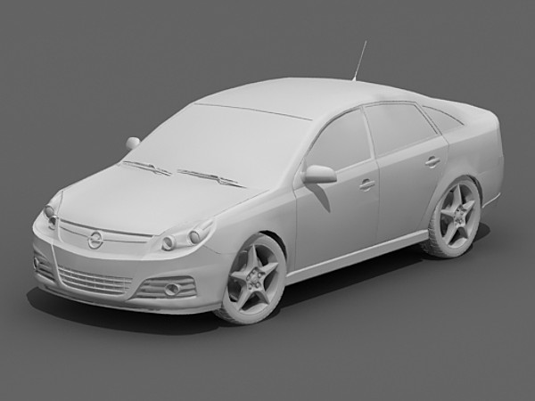 3d model opel vectra standard materials - Opel Vectra Standard Materials by fabelar