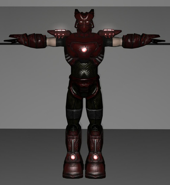obj cyber warrior - CyberWarrior.blend by EMB3D