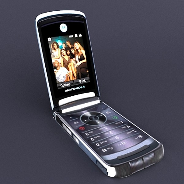 free motorola razr2 3d model - Motorola RAZR2 by fabelar