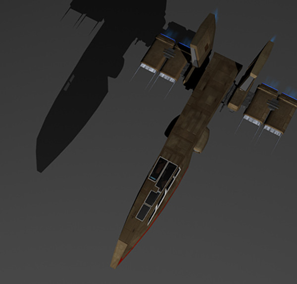 3d hwk-290 moldy crow model - HWK-290 Moldy Crow by valdyr