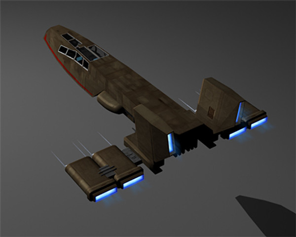 3d hwk-290 moldy crow model - HWK-290 Moldy Crow by valdyr