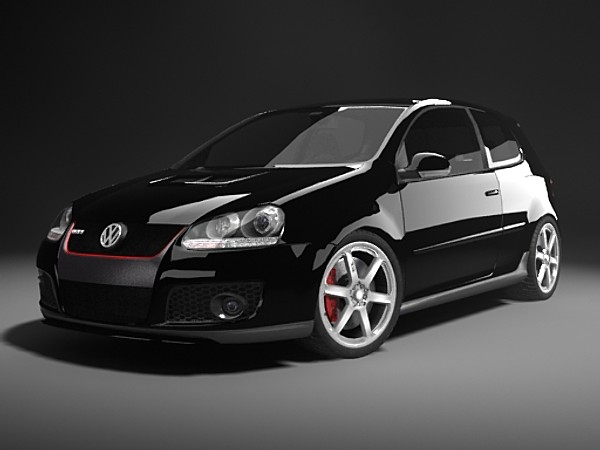 golf v gti materials 3d 3ds - Volkswgen Golf V GTI STD materials by fabelar