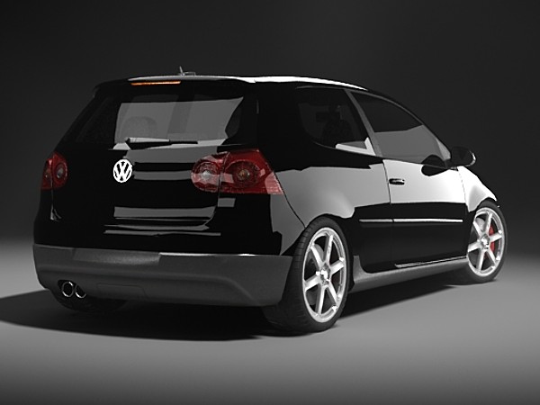 golf v gti materials 3d 3ds - Volkswgen Golf V GTI STD materials by fabelar