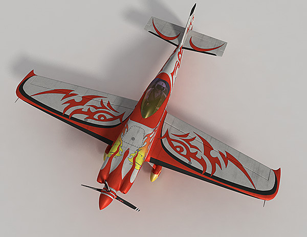 mxs-r acrobatic aircraft mxs 3d model - MXS-R acrobatic aircraft by alienpioneer