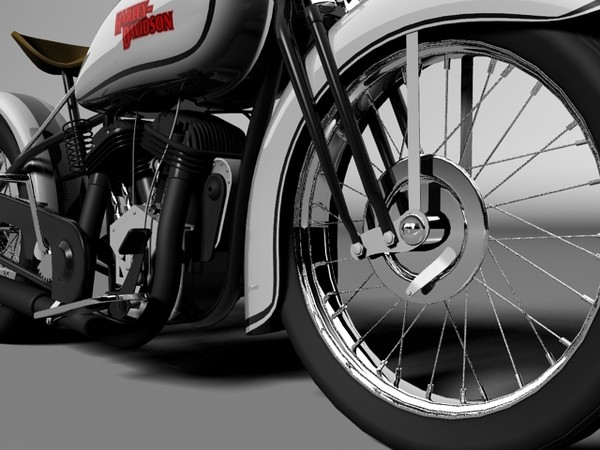 3ds max harley davidson vl - Harley-Davidson VL 1934 by Gonzo_3d