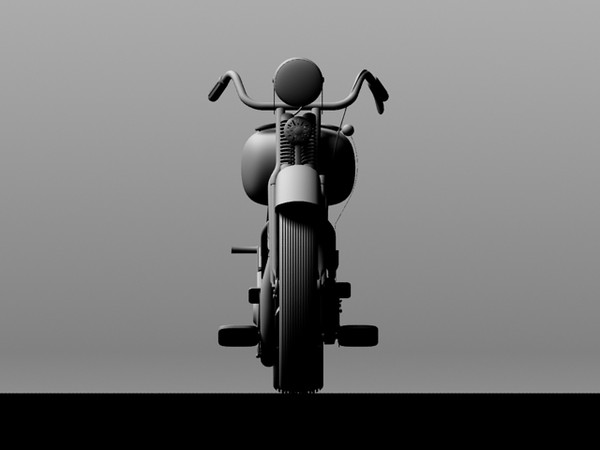 3ds max harley davidson vl - Harley-Davidson VL 1934 by Gonzo_3d