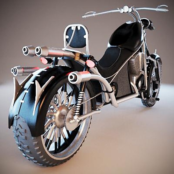 3dsmax bike - Bike by Stubborn3D