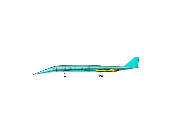 3ds tupolev tu-444 supersonic business jet - Tupolev Tu-444 Supersonic Business Jet Assembly Model by RodgerSaintJohn
