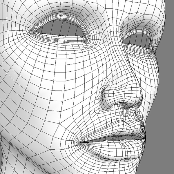 basic female head max - BasicHead_Female by vitamin_e
