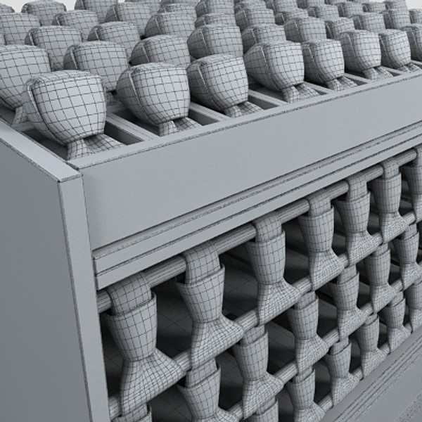 tie display rack 3d 3ds - tie display rack by monkeyodoom