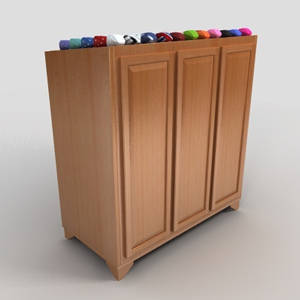 tie display rack 3d 3ds - tie display rack by monkeyodoom