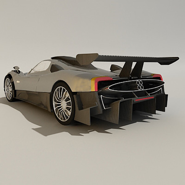 3d pagani zonda r clubsport - Pagani Zonda R Clubsport by 3d_addict