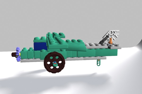 3d model knex lego pieces plane - Knex_lego plane by xaritor
