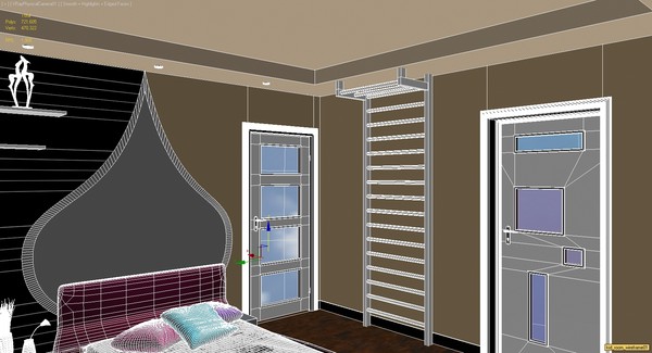 3d modern child design model - Kids Room by solarseas