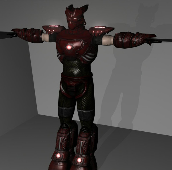 obj cyber warrior - CyberWarrior.blend by EMB3D