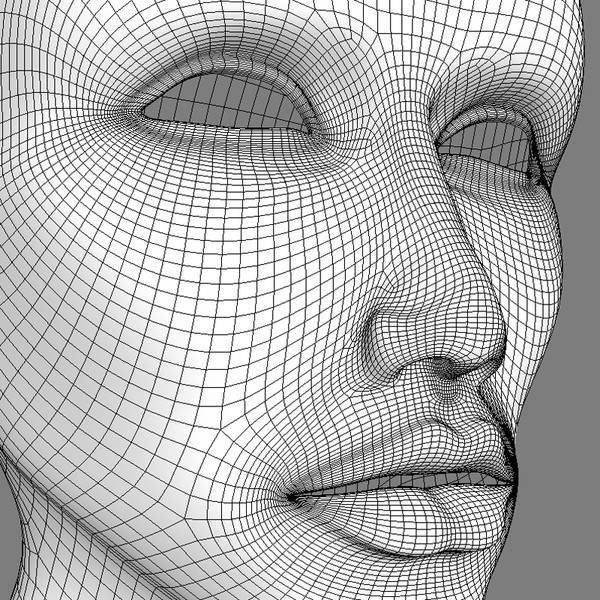 basic female head max - BasicHead_Female by vitamin_e