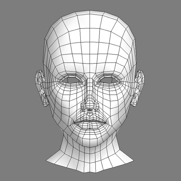 basic female head max - BasicHead_Female by vitamin_e
